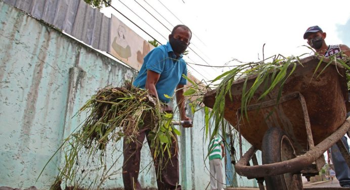 Luna y Fuentes llevan plan de Embellecimiento al sector Alberto Ravell