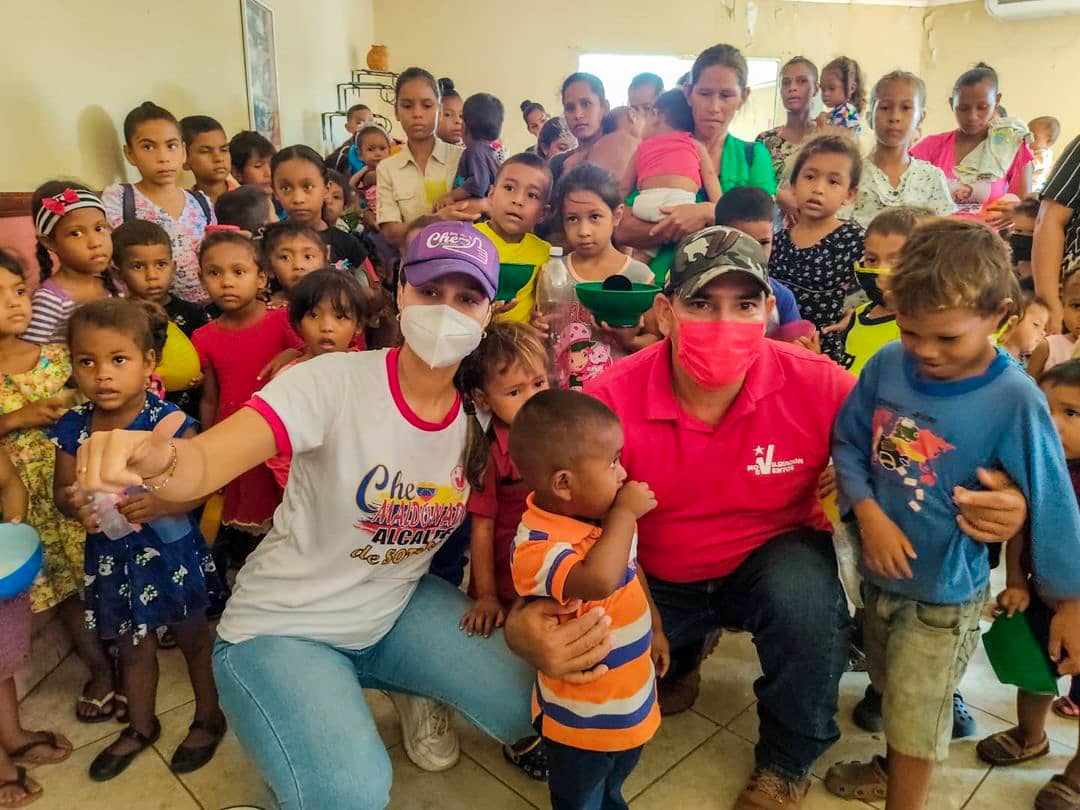 Más de mil niños fueron atendidos por la primera dama del municipio Sotillo