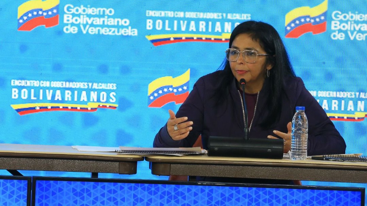 Delcy Rodríguez Covid-19 en Venezuela