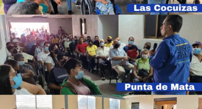 Piero Maroun realizó gira en Monagas