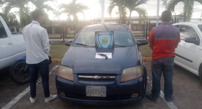 Polimaturín capturó a dos sujetos armados en el sector Morichal