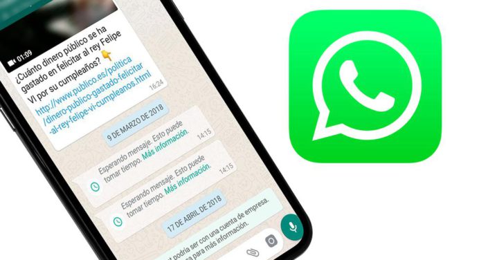 Qué significa “Esperando el mensaje. Esto puede tomar tiempo” en WhatsApp