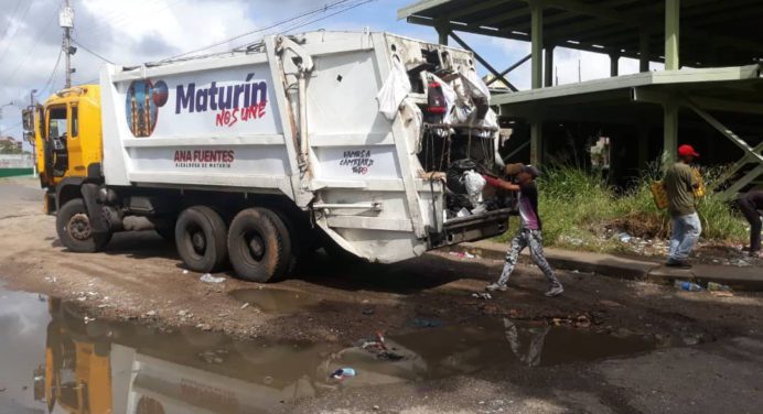 Retiran 3 mil 360 toneladas de desechos sólidos en 12 puntos de Maturín
