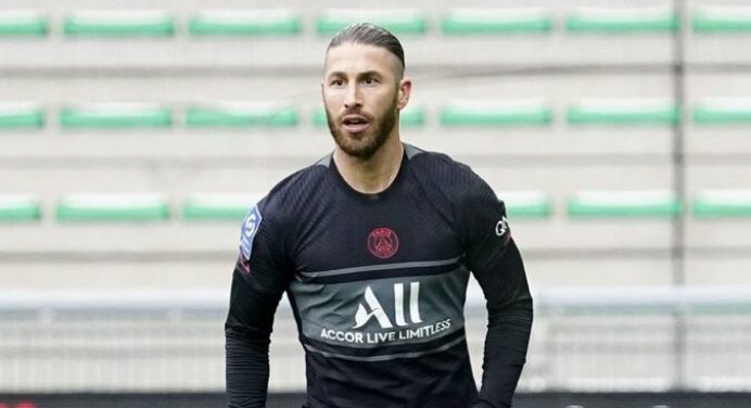 Sergio Ramos será baja en el PSG para el partido de Champions