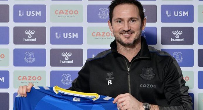 Frank Lampard es el nuevo entrenador del Everton FC