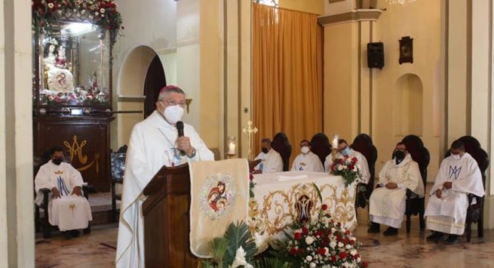 Iglesia suplica a la Divina Pastora por el cese de la pandemia