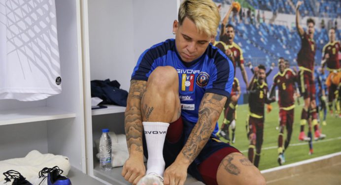 Yeferson Soteldo se unió a los entrenamientos de la Vinotinto