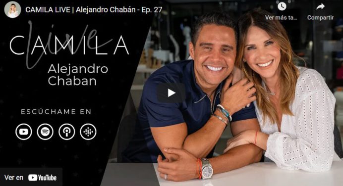 Mira la entrevista del monaguense Alejandro Chabán con Camila Canabal