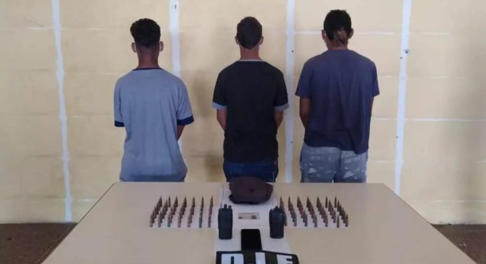 Por tráfico de municiones y terrorismo capturan a tres sujetos en Los Barrancos de Fajardo