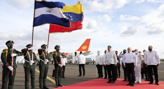 Presidente Nicolás Maduro arriba a Nicaragua para toma de posesión de Daniel Ortega