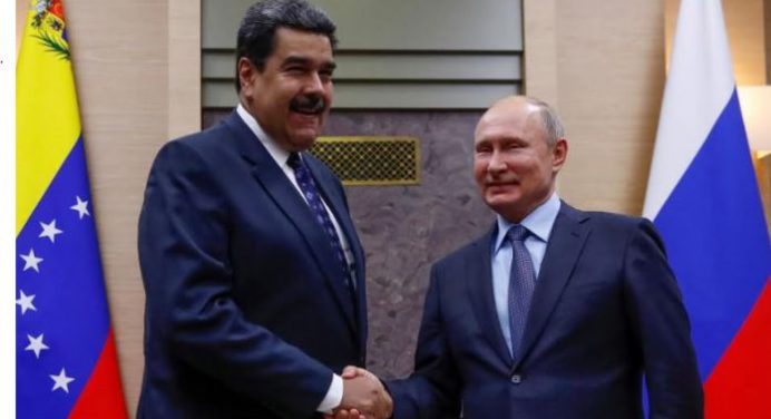 Putin y Maduro acuerdan estrechar cooperación entre Moscú y Caracas