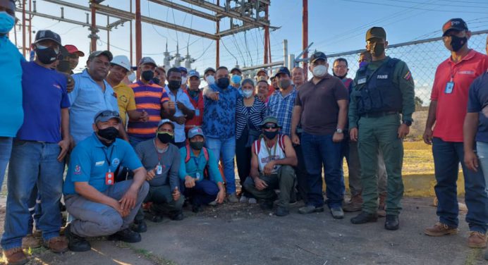 Restablecen servicio de energía eléctrica en el municipio Cedeño