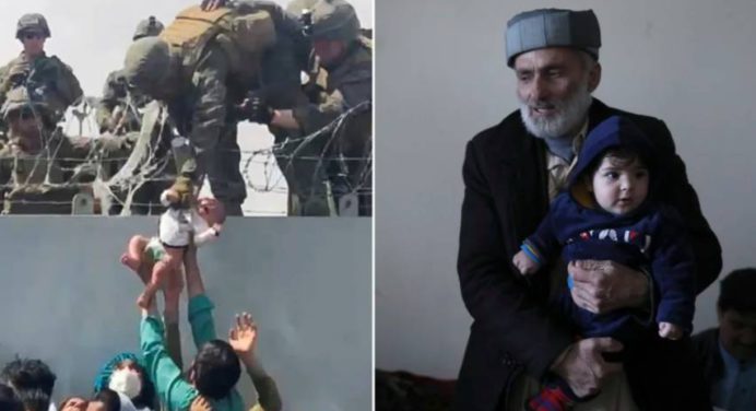 Sohail: El bebé extraviado en el aeropuerto de Kabul regresa a casa