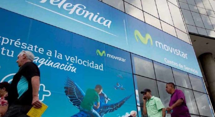 Reportan caída de la señal de Movistar