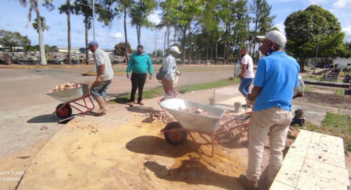 Alcaldía acelera trabajos de recuperación del cementerio nuevo de Maturín