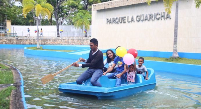 Alcaldía reactiva paseo en bote en el Parque La Guaricha