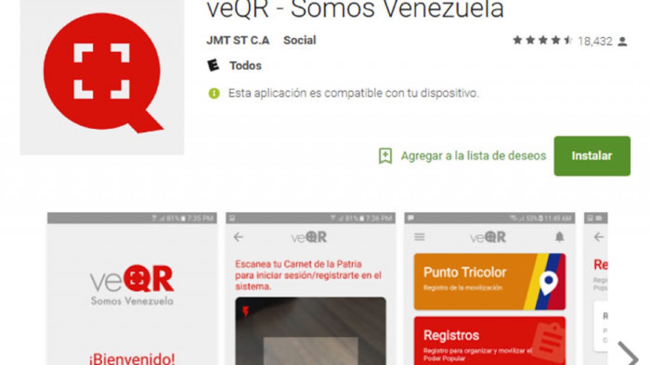 Aprende a registrarte en la App veQR somos Venezuela y accede a los beneficios sociales