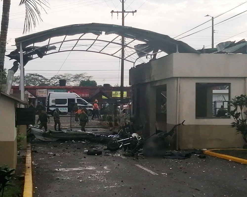atentado con explosivos contra ejercito colombiano deja dos muertos laverdaddemonagas.com moto b