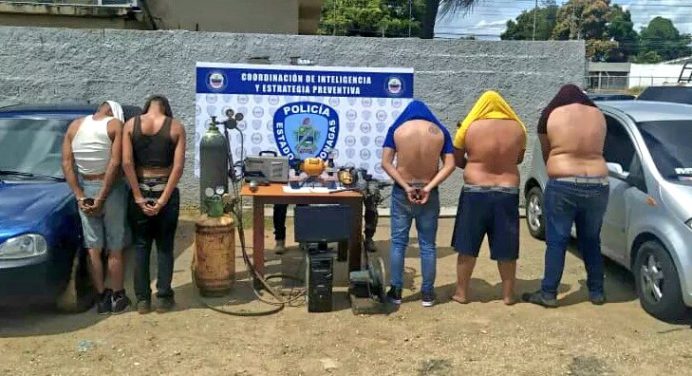 Tras enfrentamiento capturan a cinco de la banda «El Diablo» en Punta de Mata