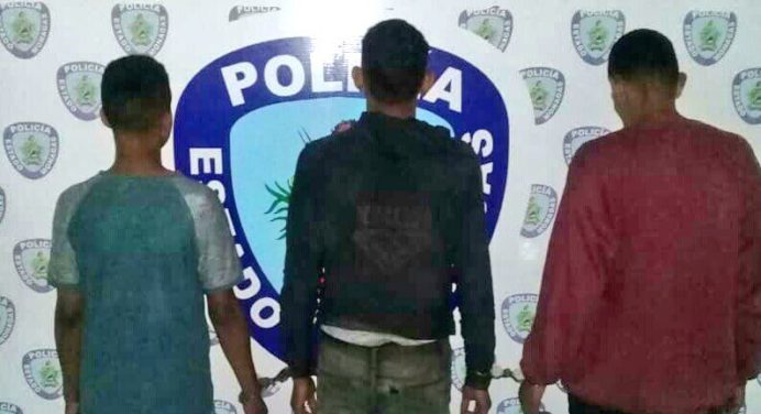 Con armas de fuego sometieron a varias personas y fueron detenidos en Guanaguanay