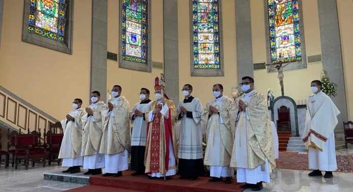 Diócesis de Maturín ordenó a cinco nuevos sacerdotes