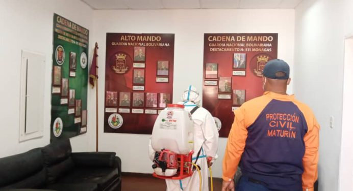 Ejecutada desinfección en El Furrial