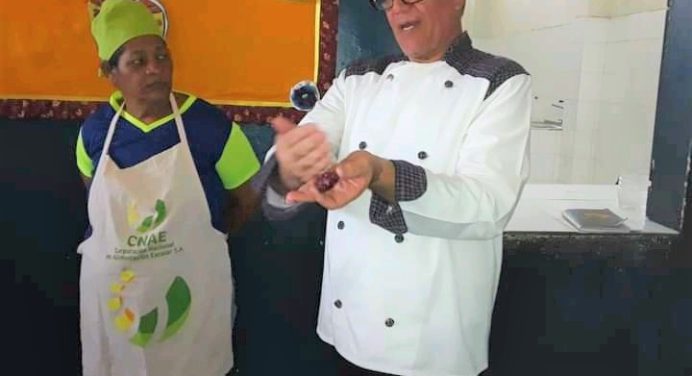 Inició en Caripe formación culinaria dirigida a madres procesadoras del CNAE