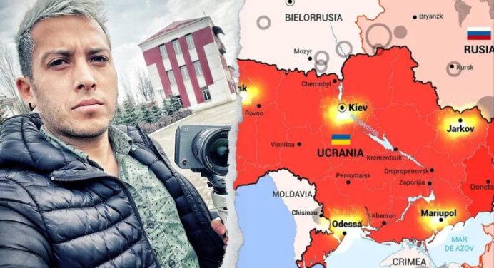 Influencer Alex Tienda se encuentra escondido en un sótano en Ucrania