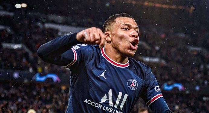 Kylian Mbappé elegido «Jugador de la Semana» en la Champions League