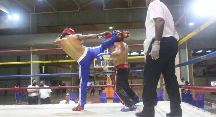 Monaguense Reinaldo Mendoza pasó a semifinales de kickboxing en los Juegos Nacionales