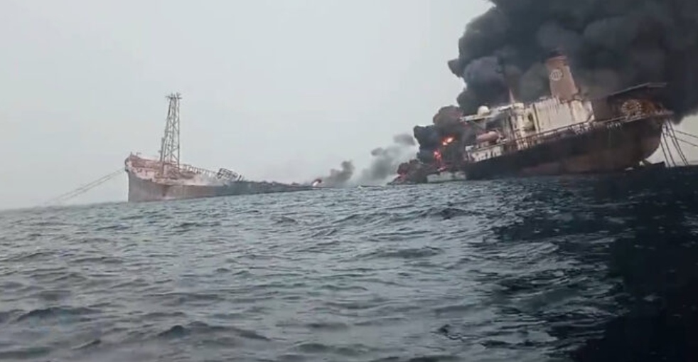 plataforma petrolera nigeriana explota y deja 10 desaparecidos video laverdaddemonagas.com img 20220203 111207