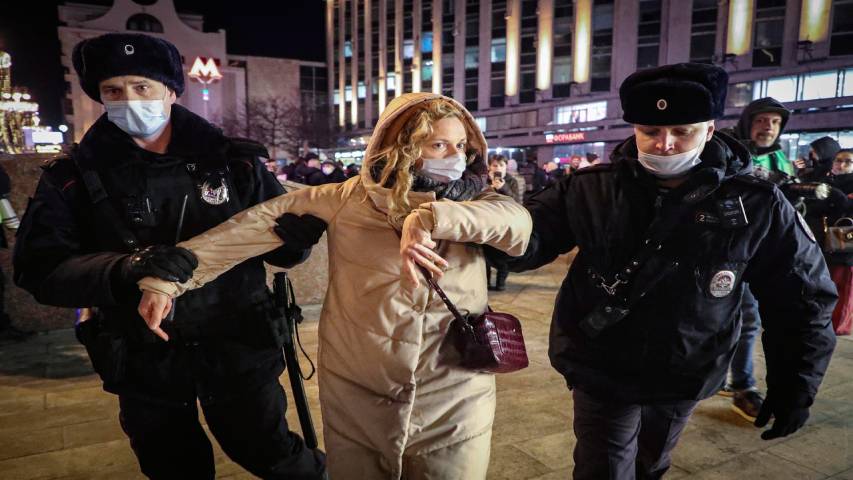 Moscú detenidos
