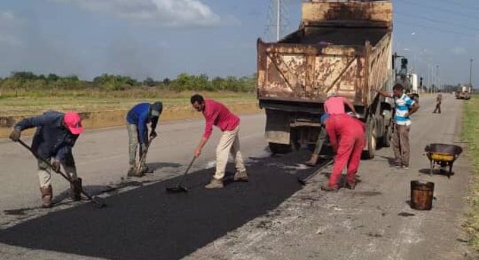 Rehabilitan avenida Bella Vista de Maturín