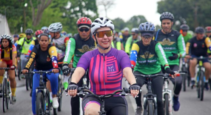 200 ciclistas celebran en Monagas 9 años del Movimiento por la paz y la vida