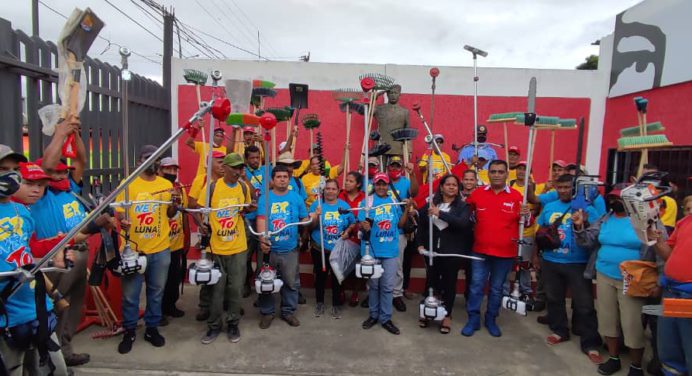 Alcalde Carlos Requena arranca plan de embellecimiento en el municipio Libertador