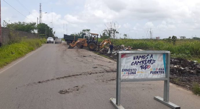 Alcaldía de Maturín retira más de 700 toneladas de basura en el eje Paramaconi