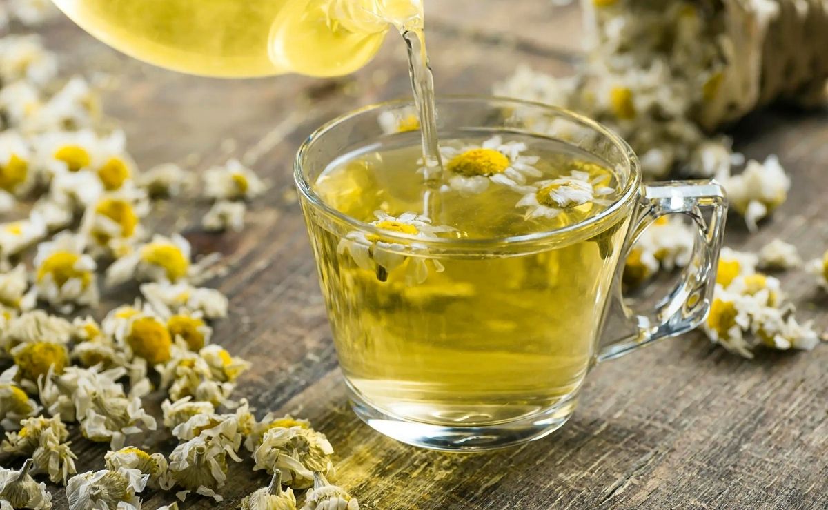 Té de manzanilla para reducir la inflamación 