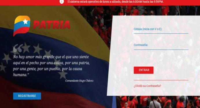 ¡Atentos! Estos son los bonos que entregará el Sistema Patria en marzo