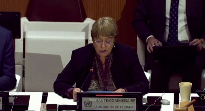 Bachelet aboga por diálogo inclusivo en Venezuela