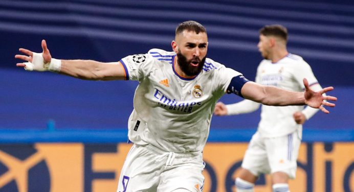 Benzema fue el héroe y metió al Real Madrid en cuartos de final