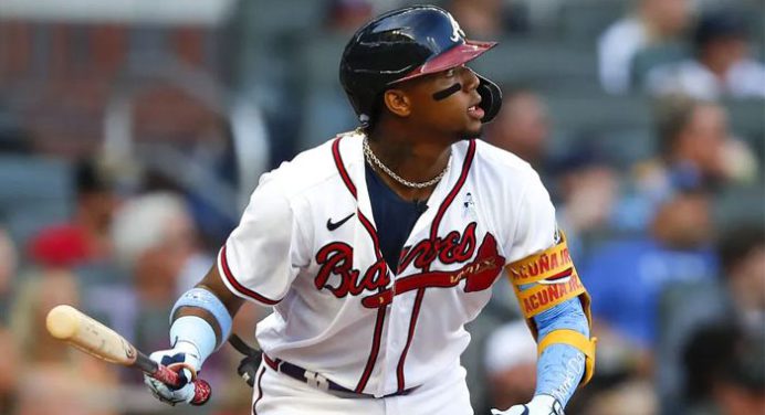 ¡Casi listo! Ronald Acuña regresará a la acción en abril