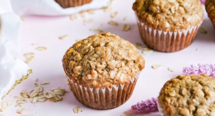 Cupcakes de avena, realiza esta receta en tan solo pocos minutos