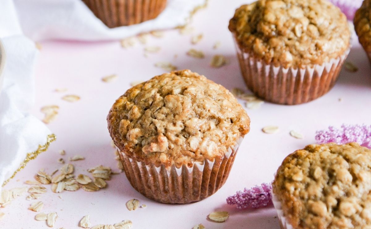 Cupcakes de avena en minutos