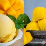 helado cremoso de mango