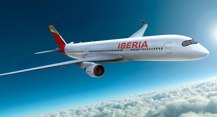 Iberia suspende temporalmente su ruta Caracas-Madrid