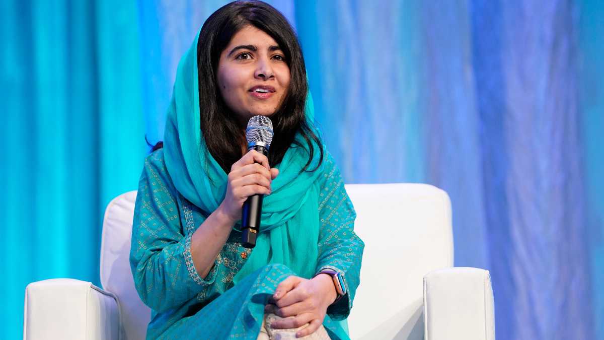 Malala participó en el panel Perspectivas para las mujeres y las niñas en Afganistán.