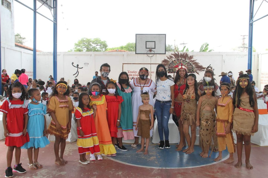 ninos indigenas de cedeno celebraron su dia con danzas y regalos laverdaddemonagas.com indigenas cedeno