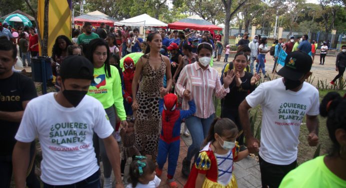 Parque La Guaricha unió Carnaval y naturaleza para el sano disfrute