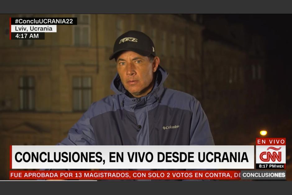 Periodista Fernando del Rincón abandonó el directo tras amenaza de bombardeo