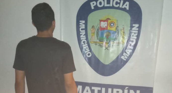 Polimaturín detuvo a sujeto que atracó a una mujer en la Av. Bella Vista